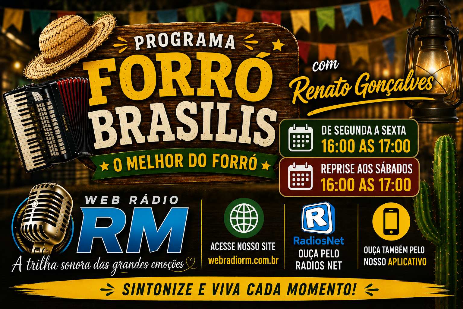 Programa Forró Brasilis com Renato Gonçalves