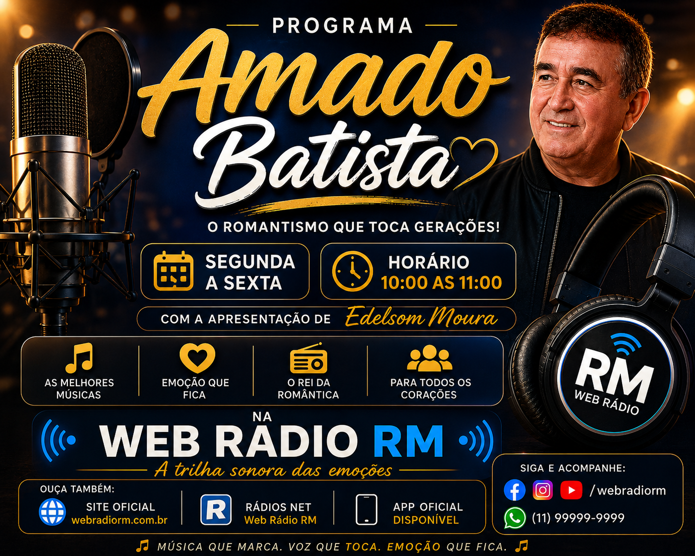 Programa Amado Batista com Edelson Moura